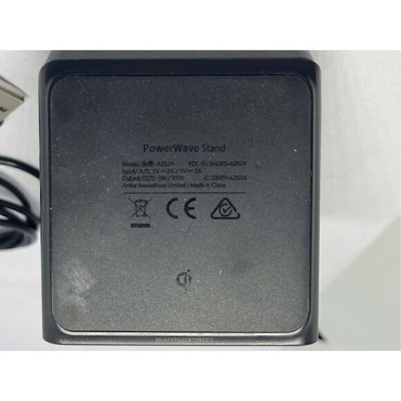 Anker Wireless Charger with Power Adapter, PowerWave Stand A2524 with cord - Picture 5 of 5